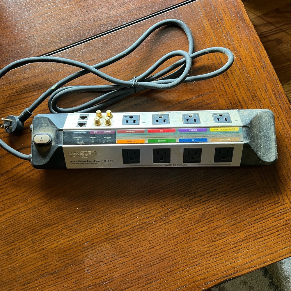 MonsterMulti-Color Outlet Surge Protector